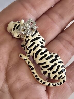 Kenneth Jay Lane Panther Brooch